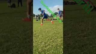 Overlapping passing drill football soccerdrill mls fyp reddit [upl. by Eirolav]