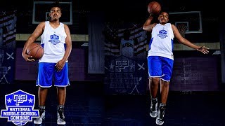 Carmani Boozer DOES IT ALL at the 2017 CP3 National Middle School Combine [upl. by Omor]