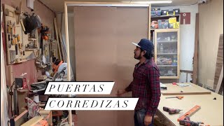 Como instalar PUERTAS CORREDIZAS para closet Ducloset simple Ducasse [upl. by Ative827]