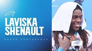 Laviska Shenault talks versatility [upl. by Nafets]