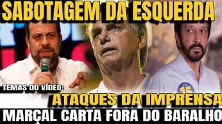 1 SABOTAGEM DA ESQUERDA CONTRA NUNES MARÇAL CARTA FORA DO BARALHO TARCÍSIO ATACADO [upl. by Ednutey]