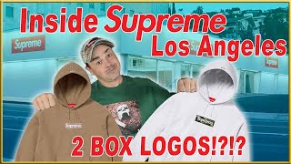 SUPREME LA STORE ON BOX LOGO DAY [upl. by Nerol]