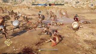 Assassins Creed Odyssey  Conquest Battle Invading Messara [upl. by Salokcin]