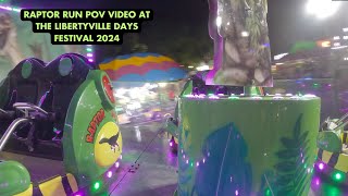 Raptor Run POV Video At The Libertyville Days Festival 2024 [upl. by Adnuahsar]