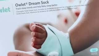 Owlet Dream Sock Unboxing [upl. by Annmarie28]