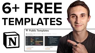 6 Free Notion Templates for Productivity in Notion The Best Notion Templates [upl. by Luana]