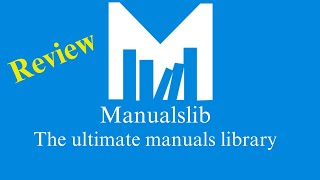 Manualslib  the ultimate manuals library review [upl. by Wyon]