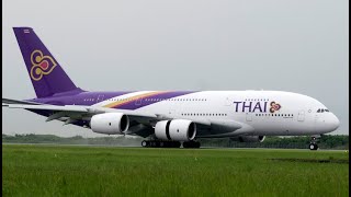 114 THAI AIRWAYS INTERNATIONAL AIRBUS A380800 COCKPIT Trailer [upl. by Enimsay]