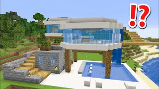 How To Build A Beach House in Minecraft [upl. by Naejarual77]