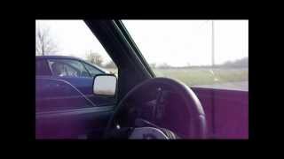 Mk2 16t Gt35 vs Opel Calibra t16 300cv 1000m clastres [upl. by Kresic925]