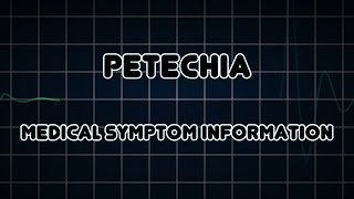 Petechia Medical Symptom [upl. by Demha]