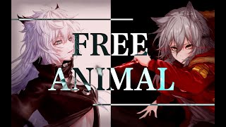 Arknights MAD Lappland x Red  Free Animal [upl. by Saihttam78]