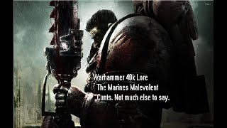 The Marines Malevolent WARHAMMER 40K LORE [upl. by Veleda740]