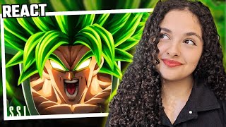 REACT Broly Dragon Ball Super  Super Saiyajin Lendário  M4rkim [upl. by Shalne]