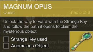 Where To USE The Strange Key  Destiny 2 [upl. by Neiluj820]