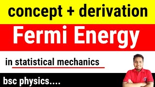 fermi energy  fermi energy derivation [upl. by Sera]