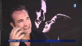 FESTIVAL DE CANNES 2011 les interviews  Jean Dujardin pour le film quotThe Artistquot [upl. by Borlow504]