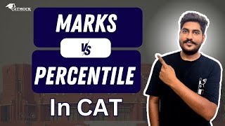 Marks vs Percentile in CAT  Understand Your CAT Score cat2024 [upl. by Sutherlan]