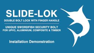 CAL SlideLok  Sliding Patio Door Lock Installation Demonstration [upl. by Orabel]