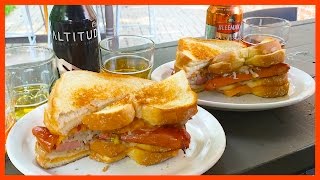 The Knackwurst Double Grilled Cheese Recipe  Cook amp Review Ep 13 [upl. by Brunella]