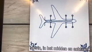 KLM Royal Dutch Airlines  Safety Instructions  Very Creative [upl. by Yeclehc]