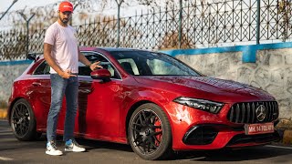 Mercedes A45 AMG Facelift  Insane Performance Crazy Handling Super Stiff  Faisal Khan [upl. by Hacim38]