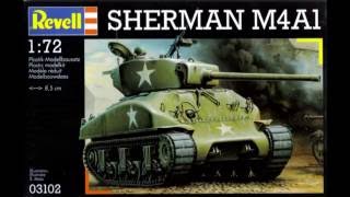 Sherman M4A1 172 Revell Warmachine [upl. by Enitsenrae615]