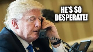 Leaked Phone Call Reveals Trump’s Sad Attempt To Save His Political Career [upl. by Arramas]