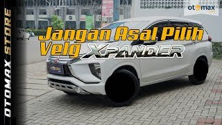 Ganti Velg Mitsubishi Xpander Pakai Velg Mobil Toyota Harrier Ring 18  by otomax [upl. by Ma]