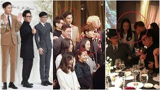 Running Man Funny at Ryu Hyun Jin Wedding Song Ji Hyo And Kim Jong Kook Stick Together [upl. by Ednargel230]