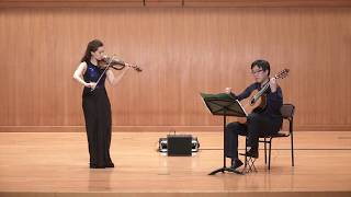 Sarasate  Zigeunerweisen Op20  김성혜Violin 황민웅Guitar [upl. by Liddie]