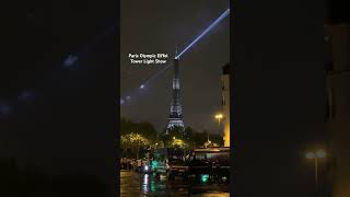 Paris Olympic Eiffel Tower Light Show Olympics [upl. by Pepillo]