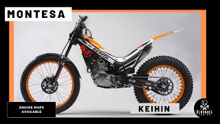 Montesa Cota 4RT Keihin remap ecu TunerPro maps [upl. by Vala]