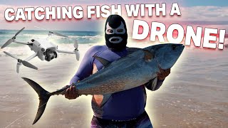 DRONE FISHING FOR FLATHEAD [upl. by Rickart]