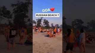 I Spent A Day At The Russian Beach In Goa  Russian beach in Goa  Goa Vlog shorts travel goa [upl. by Leafar]