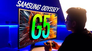 Samsung Odyssey G5 Unboxing and Review  Is it the best budget friendly monitor [upl. by Yelkcub]