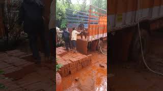 laterite stone construction laterite redsoil kokan [upl. by Kronick]