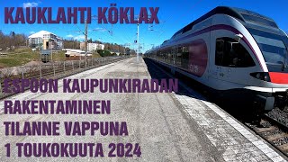 Espoon kaupunkiradan asemat Kauklahti osa 1 [upl. by Assed810]