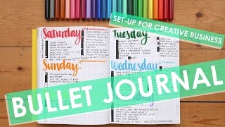 My Bullet Journal Setup for Creative Business [upl. by Asilak]