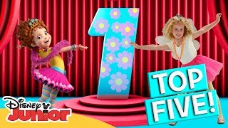 Top 5 Fancy Dress Outfits 👗  Fancy Nancy Clancy  Disney Junior Arabia [upl. by Adran]