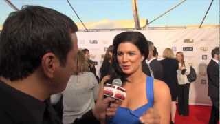 Critics Choice Movie Awards Exclusive Interview Gina Carano [upl. by Ahsilav]