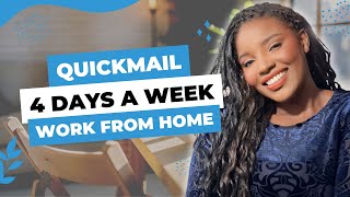 QuickMail No Phones No Degree 120K Per Year [upl. by Ardien434]