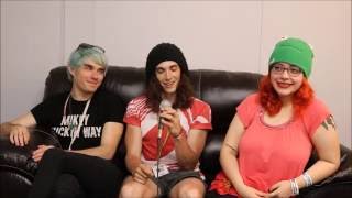 Waterparks Vans Warped Tour 2016 Interview  Game [upl. by Lyckman]