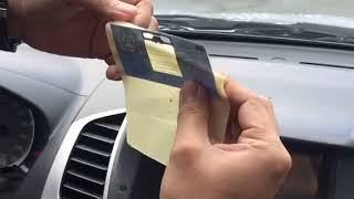 LTO How to install RFID third plate sticker [upl. by Ojadnama]