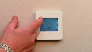 How to program underfloor heating thermostat [upl. by German]