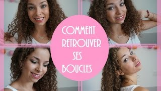 Comment retrouver ses boucles trop de lissages défrisage [upl. by Baecher]