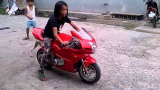 Atche and her Astig Mini big bike [upl. by Lorilyn255]