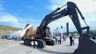 VOLVO EC550E at Quarry Expo 2023 [upl. by Berglund854]