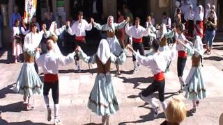 Catalonian traditional folk dance Bolangera de Roses [upl. by Colinson284]