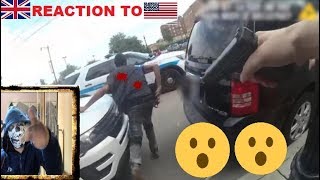 UK first reaction to AMERICA 🔥 CHICAGO 🔥 GANG SHOOTING 😱 [upl. by Wier]